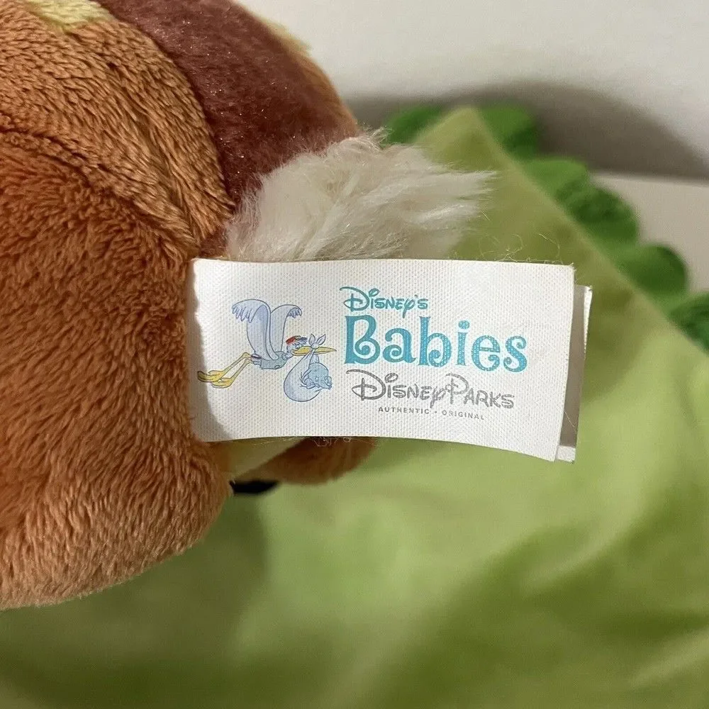 Disney Parks Disney Babies Bambi Baby Plush with Green Butterfly Blanket